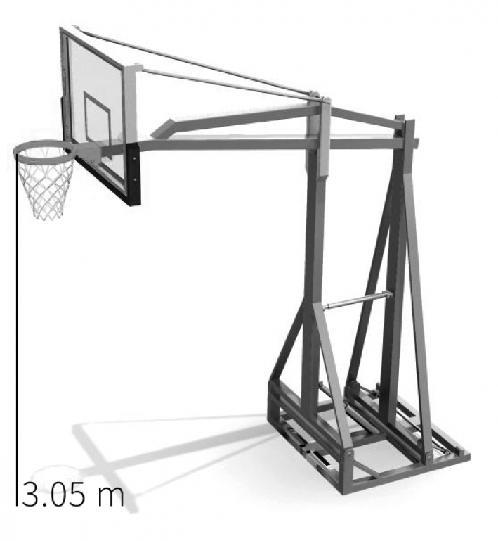 Basketballkorb Höhe